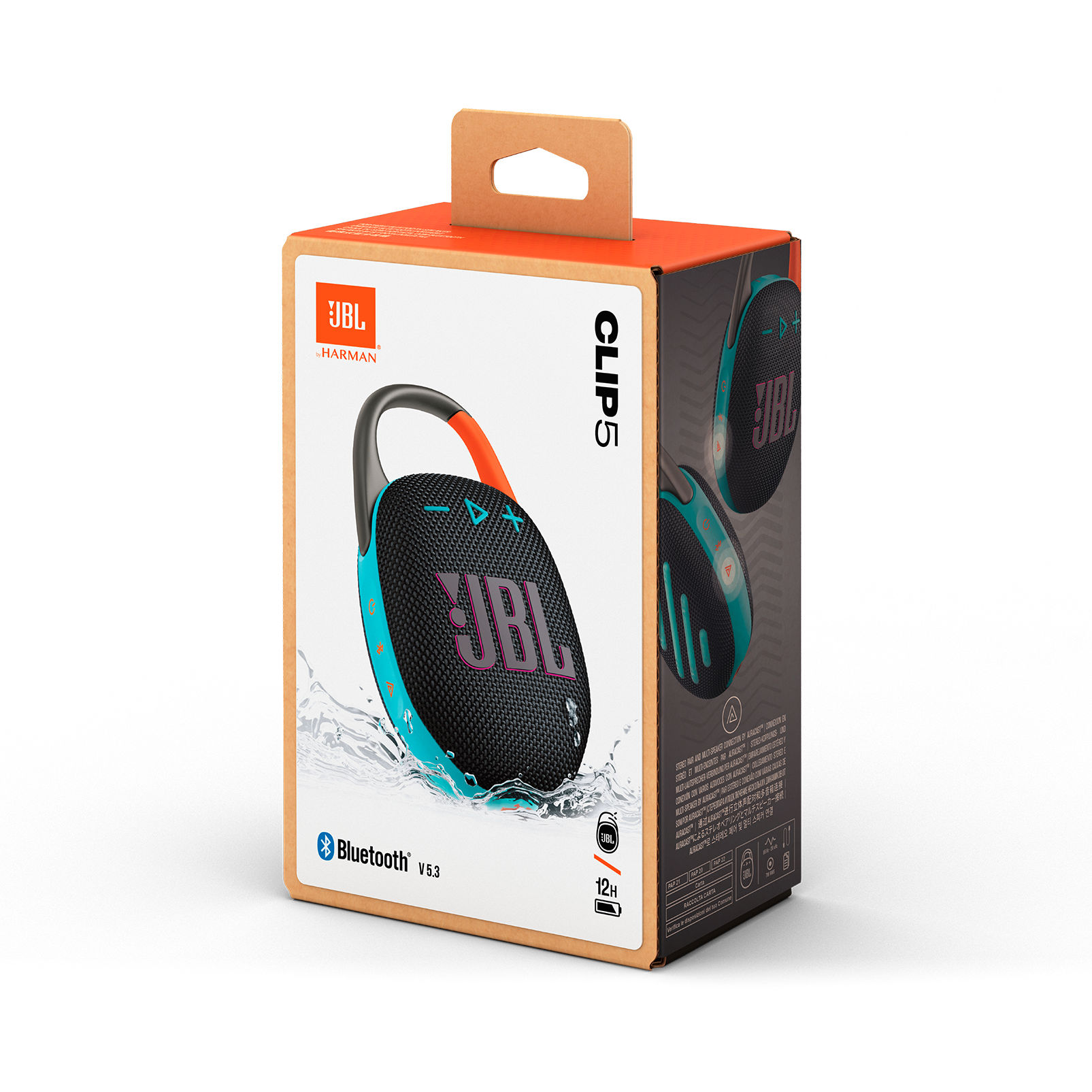 اسپیکر بلوتوثی JBL Clip 5 | ضدآب، سبک، مناسب سفر و طبیعت