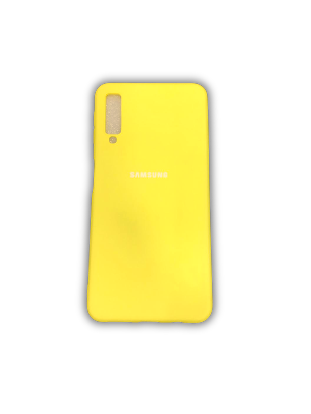 قاب محافظ سامسونگ Galaxy A7 2018 مدل A750 رنگ لیمویی