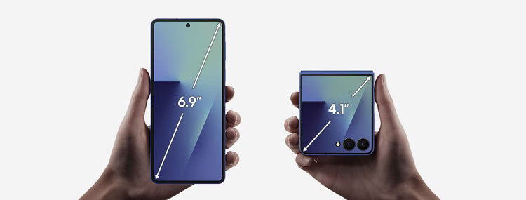 گوشی موبایل سامسونگ Galaxy Z Flip 7 با حافظه 256 گیگابایت و رم 12 گیگابایت - با گارانتی