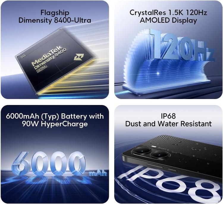 گوشی موبایل شیائومی Poco X7 Pro با حافظه 512 گیگابایت و رم 12 گیگابایت - با گارانتی