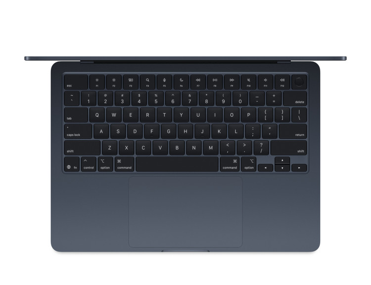 لپ تاپ اپل Macbook Air 13.6 inch M4 2025 (MW123) 256GB SSD - 16GB RAM - Midnight