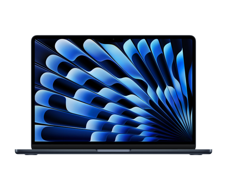 لپ تاپ اپل Macbook Air 13.6 inch M4 2025 (MC6C4) 512GB SSD - 24GB RAM - Midnight