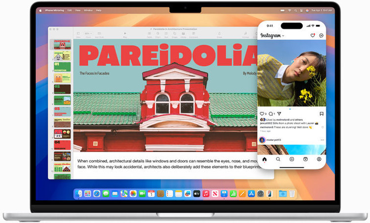 لپ تاپ 15.3 اینچی اپل MacBook Air 15inch M4 (MW1G3) با حافظه 256SSD گیگابایت و رم 16 گیگابایت - رنگ سیلور (Silver)