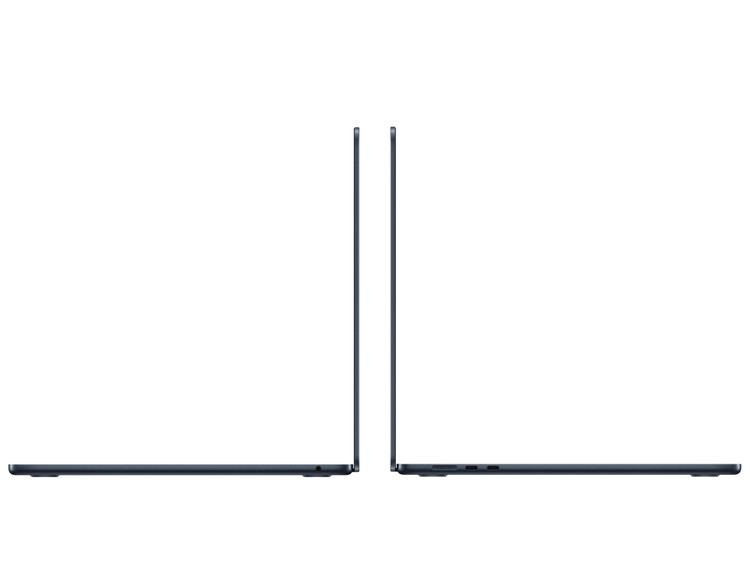 لپ تاپ 15.3 اینچی اپل MacBook Air 15inch M4 (MW1M3) با حافظه 512SSD گیگابایت و رم 16 گیگابایت - رنگ میدنایت (Midnight)