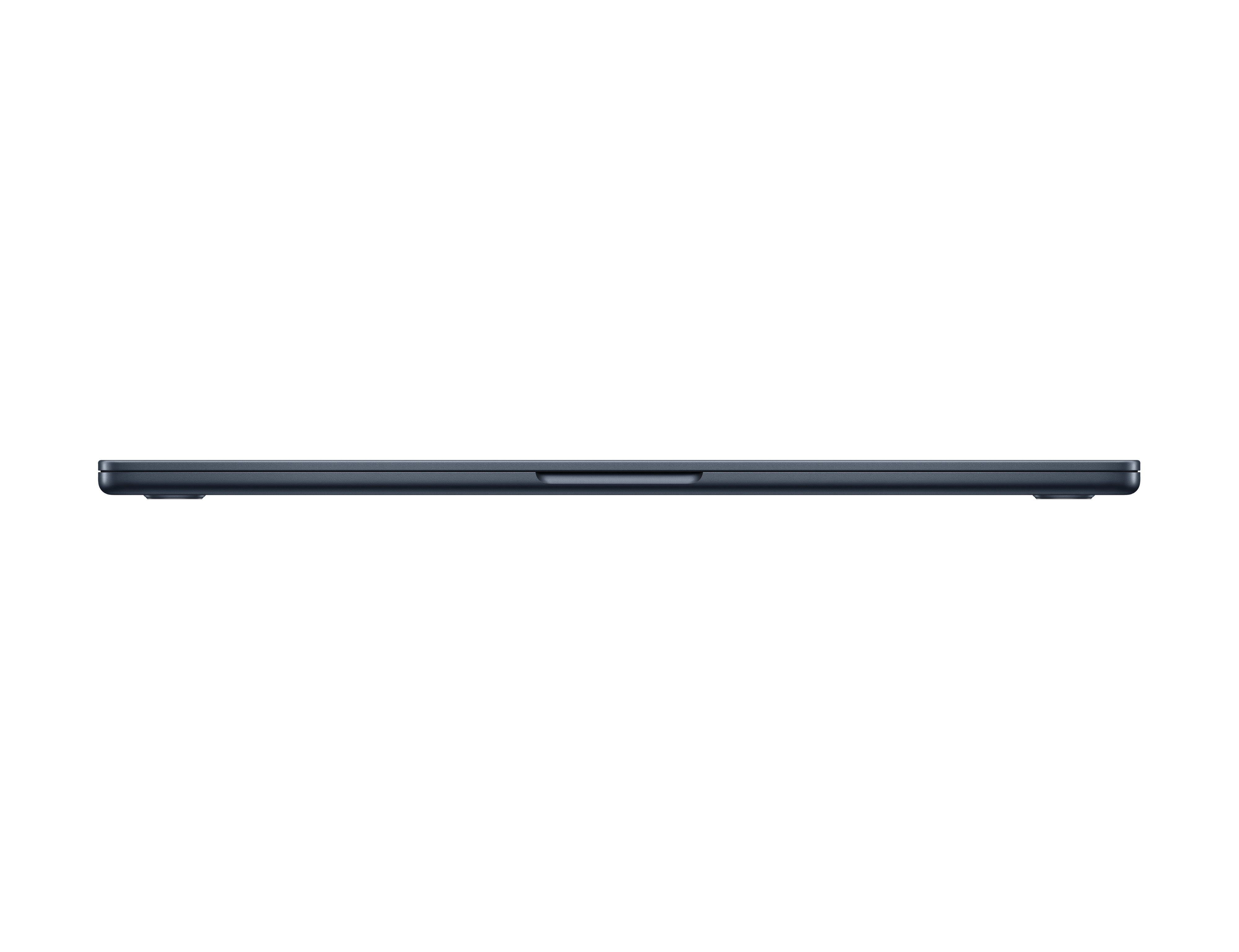 لپ تاپ 15.3 اینچی اپل MacBook Air 15inch M4 (MW1M3) با حافظه 512SSD گیگابایت و رم 16 گیگابایت - رنگ میدنایت (Midnight)