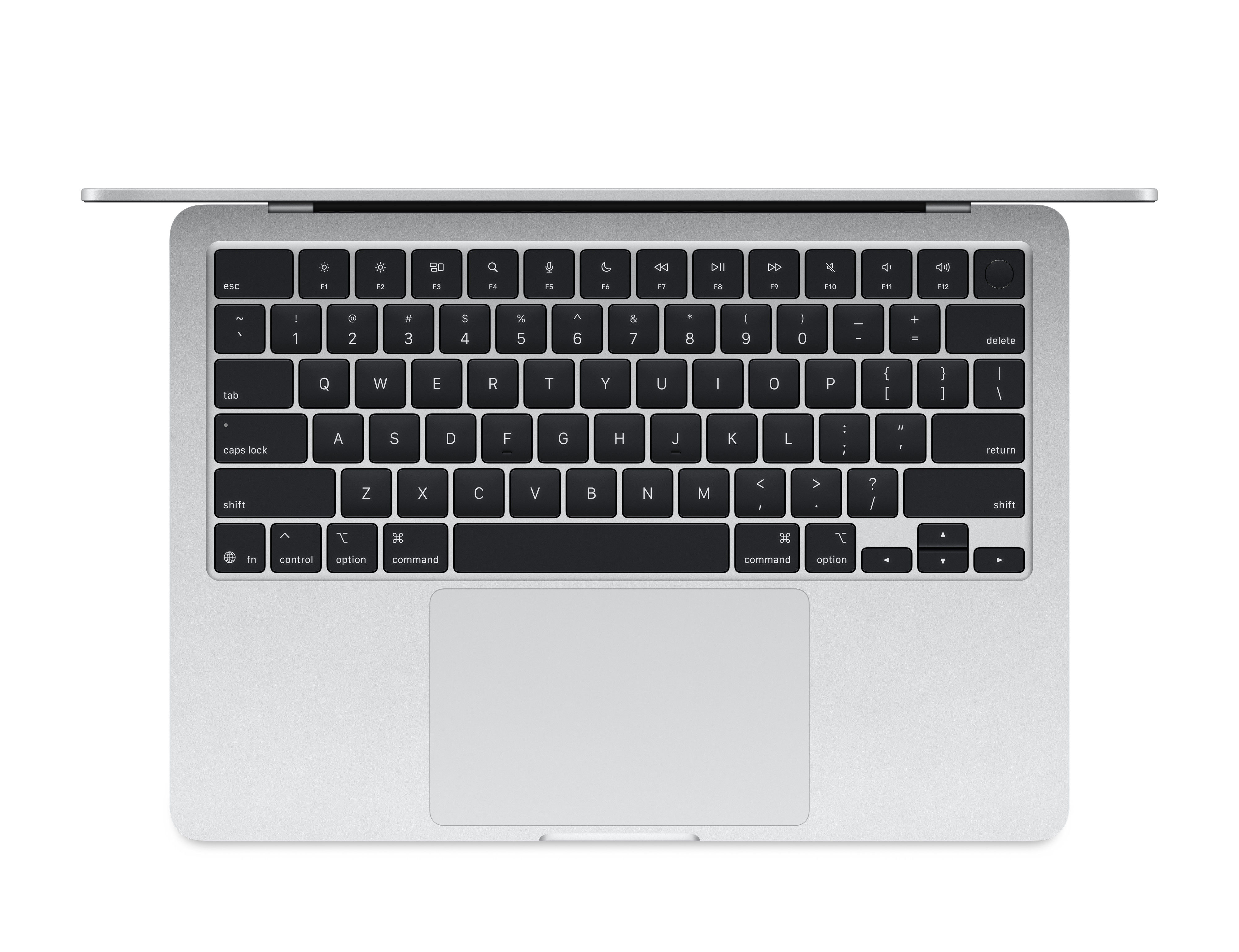 لپ تاپ اپل Macbook Air 13.6 inch M4 2025 (MW0W3) 256GB SSD - 16GB RAM - Silver