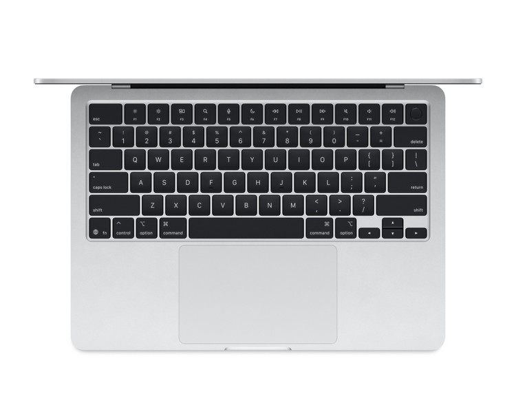 لپ تاپ اپل Macbook Air 13.6 inch M4 2025 (MW0W3) 256GB SSD - 16GB RAM - Silver