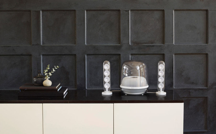 اسپیکر بلوتوثی رومیزی (هارمن کاردن) Harman-Kardon Soundsticks 4 - با گارانتی