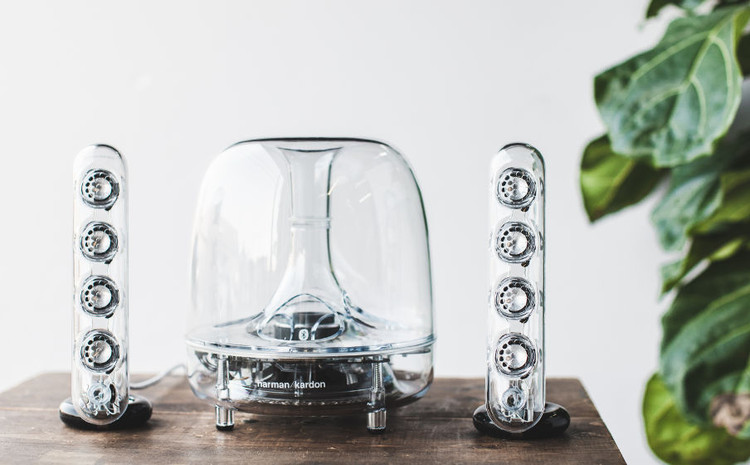 اسپیکر بلوتوثی رومیزی (هارمن کاردن) Harman-Kardon Soundsticks 4 - با گارانتی