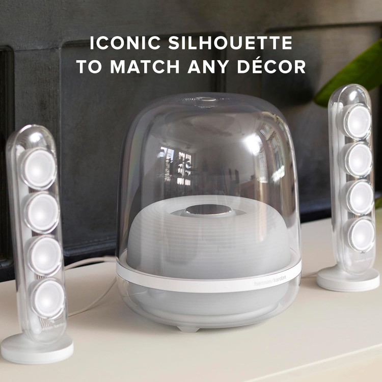 اسپیکر بلوتوثی رومیزی (هارمن کاردن) Harman-Kardon Soundsticks 4 - با گارانتی