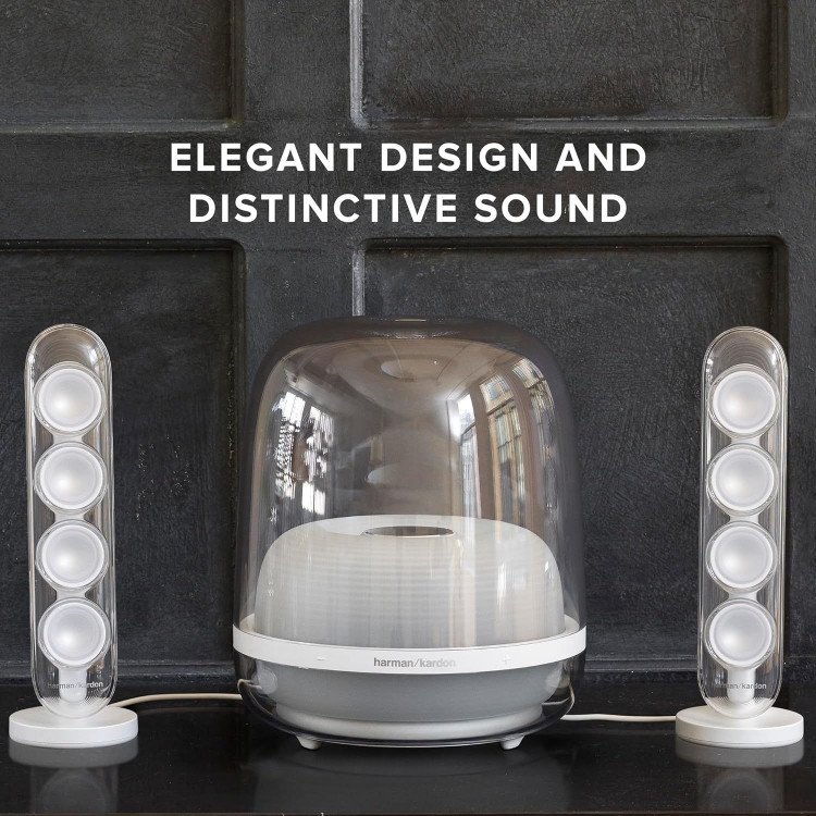 اسپیکر بلوتوثی رومیزی (هارمن کاردن) Harman-Kardon Soundsticks 4 - با گارانتی