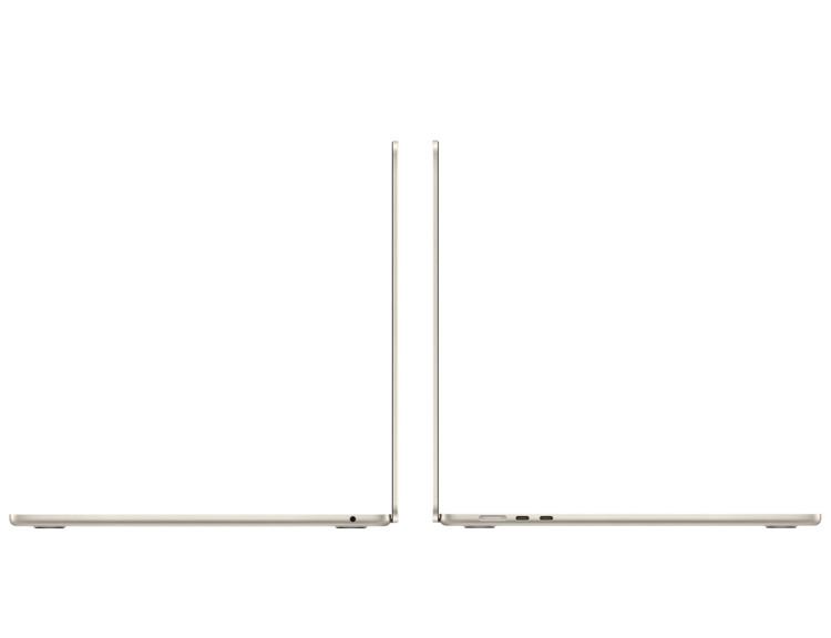 لپ تاپ 15.3 اینچی اپل MacBook Air 15inch M4 (MC6K4) با حافظه 512SSD گیگابایت و رم 24 گیگابایت - رنگ استارلایت (Starlight)