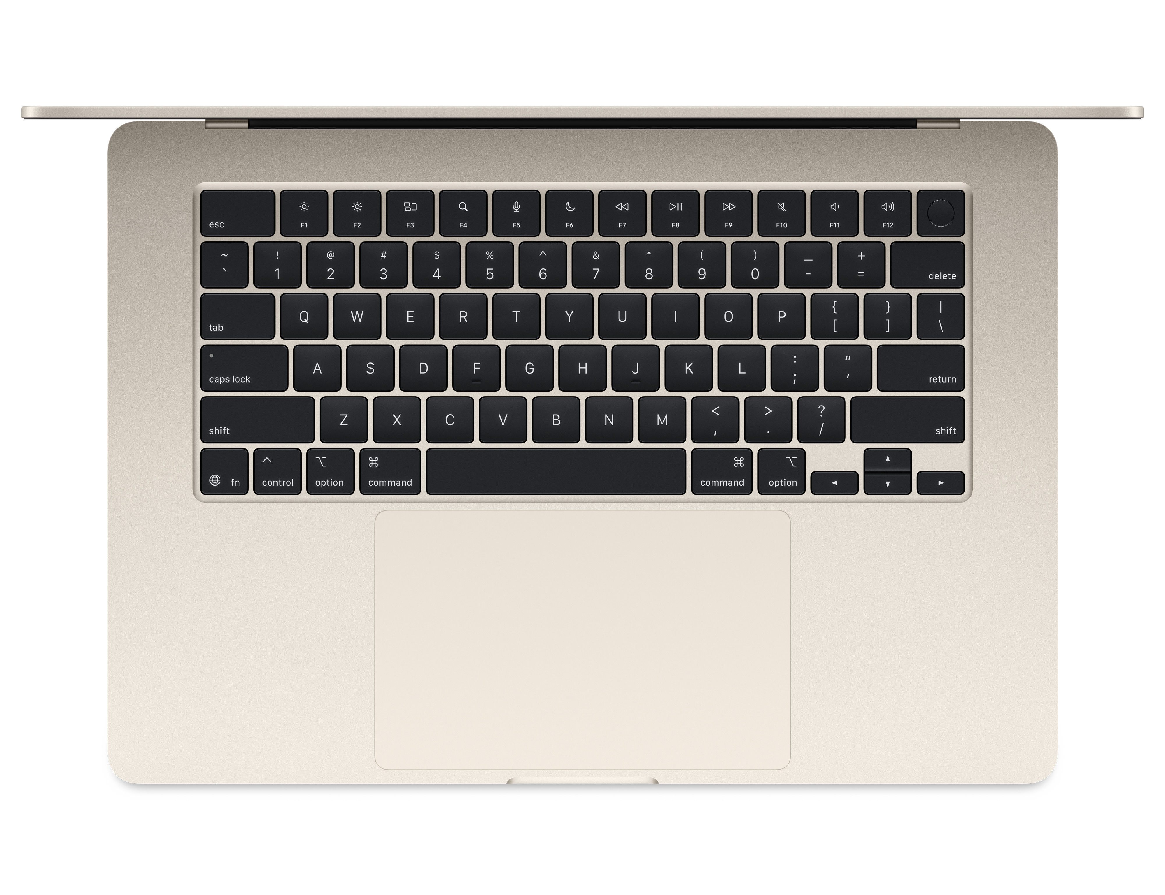 لپ تاپ 15.3 اینچی اپل MacBook Air 15inch M4 (MC6K4) با حافظه 512SSD گیگابایت و رم 24 گیگابایت - رنگ استارلایت (Starlight)