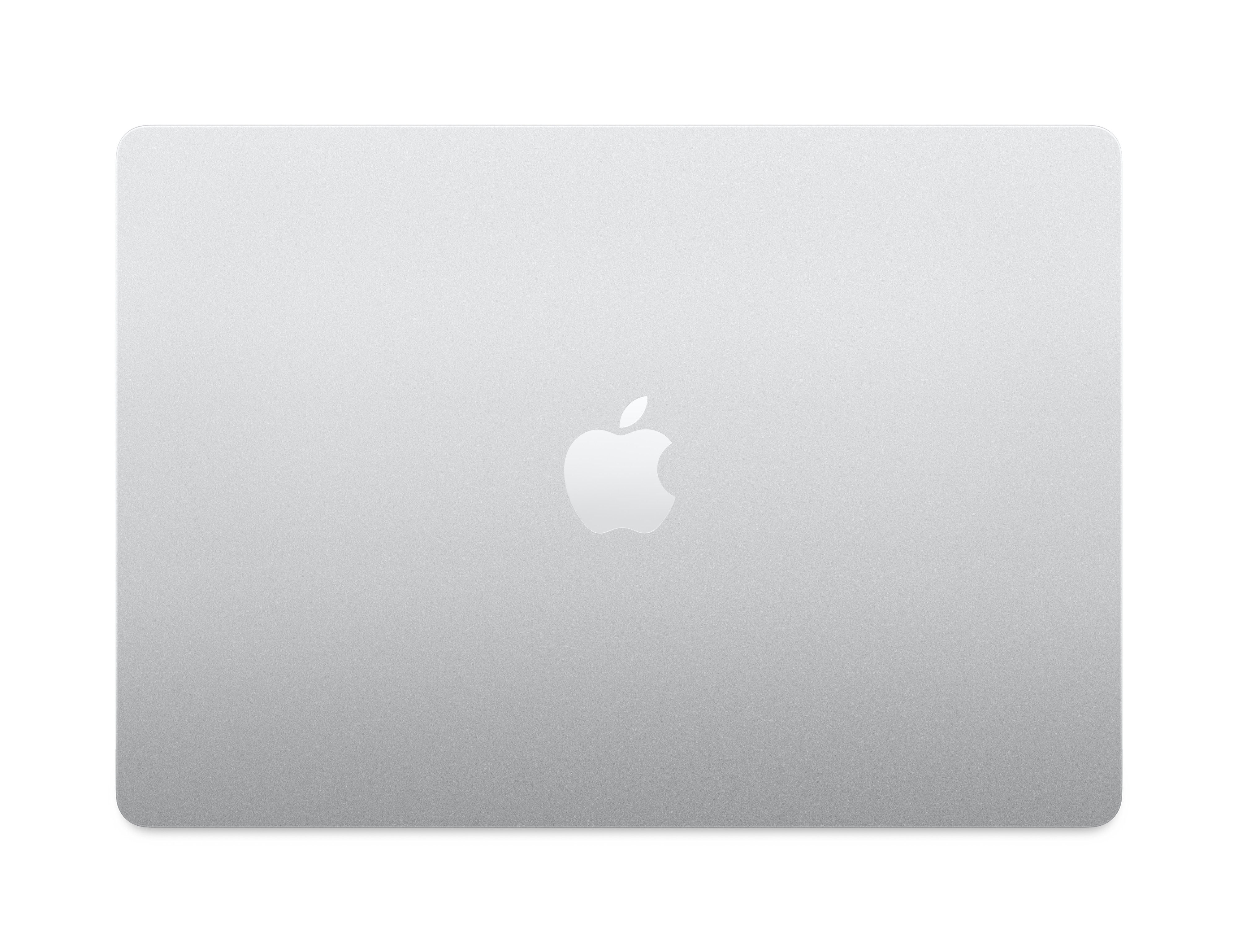 لپ تاپ 15.3 اینچی اپل MacBook Air 15inch M4 (MC6J4) با حافظه 512SSD گیگابایت و رم 24 گیگابایت - رنگ سیلور (Silver)