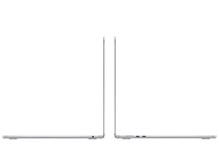 لپ تاپ 15.3 اینچی اپل MacBook Air 15inch M4 (MC6J4) با حافظه 512SSD گیگابایت و رم 24 گیگابایت - رنگ سیلور (Silver)