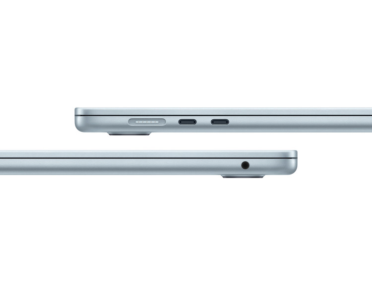 لپ تاپ 15.3 اینچی اپل MacBook Air 15inch M4 (MC7C4) با حافظه 512SSD گیگابایت و رم 16 گیگابایت - رنگ آبی آسمانی (SkyBlue)