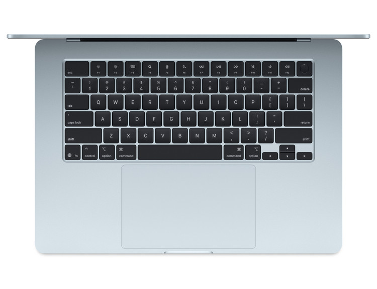 لپ تاپ 15 اینچی اپل MacBook Air 2025 M4 ۲۴GB RAM ۵۱۲GB SSD مدل MC7D4 اسکای بلو