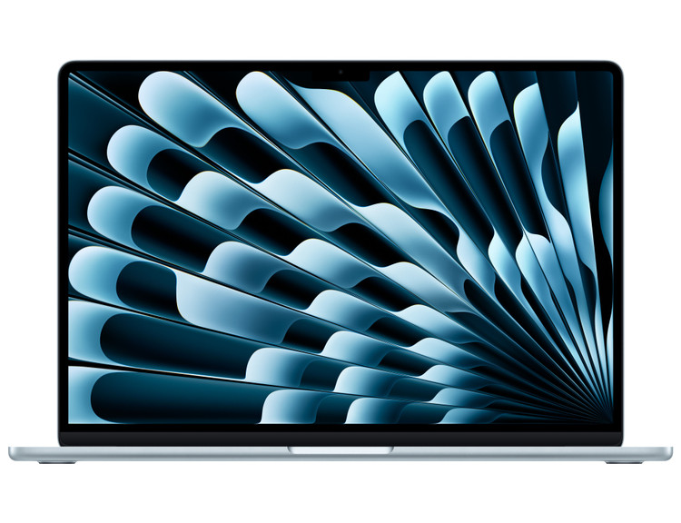 لپ تاپ 15.3 اینچی اپل MacBook Air 15inch M4 (MC7D4) با حافظه 512SSD گیگابایت و رم 24 گیگابایت - رنگ آبی (Sky Blue)