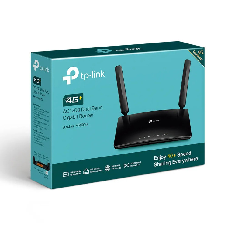 مودم 4G LTE تیپیلینک TP-Link Archer MR600 دو بانده AC1200 با پشتیبانی از سیمکارت