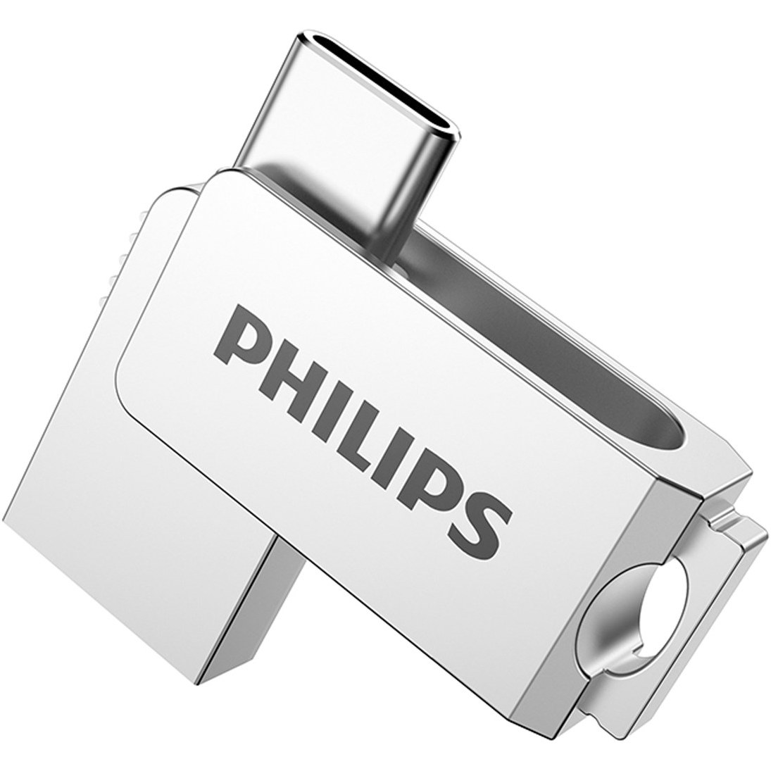 فلش مموری ۱۲۸ گیگابایت دوپورت USB 3.2 + Type-C فیلیپس