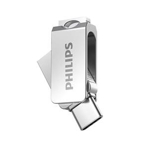 فلش مموری فیلیپس مدل FM30UC064S/93 ظرفیت ۶۴ گیگابایت با رابط USB 3.2 و Type-C