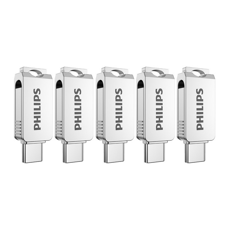 فلش مموری فیلیپس مدل FM30UC064S/93 ظرفیت ۶۴ گیگابایت با رابط USB 3.2 و Type-C