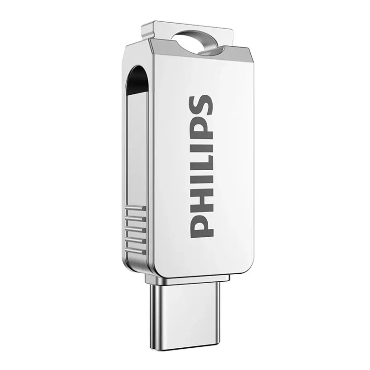 فلش مموری فیلیپس مدل FM30UC064S/93 ظرفیت ۶۴ گیگابایت با رابط USB 3.2 و Type-C