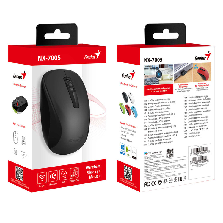 ماوس بیسیم Genius مدل NX-7005