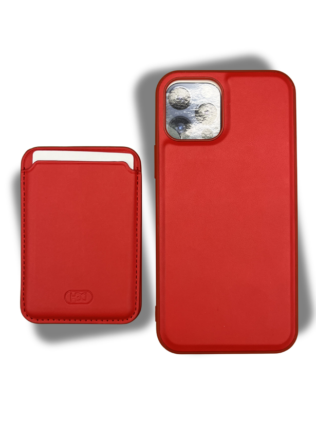 گارد چرمی مگنتی به همراه ولت HDD مناسب گوشی موبایل اپل iPhone 12 Pro / iPhone 12
