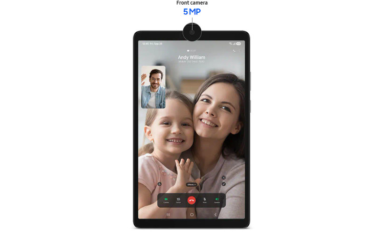 تماس تصویری و استفاده از دوربین در تبلت Galaxy Tab A11 سامسونگ