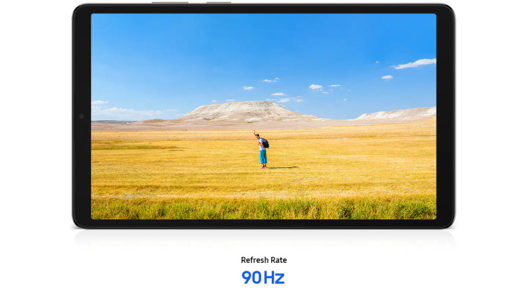 نمایشگر تبلت سامسونگ Galaxy Tab A11 در حالت افقی