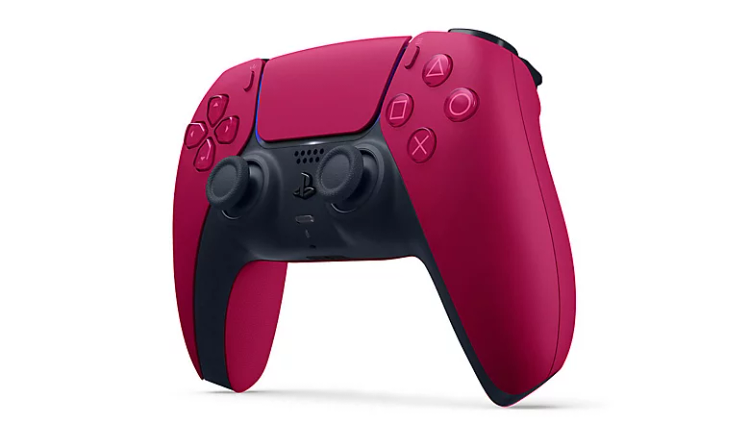 نمای سهرخ کنترلر بیسیم PS5 مدل DualSense Cosmic Red