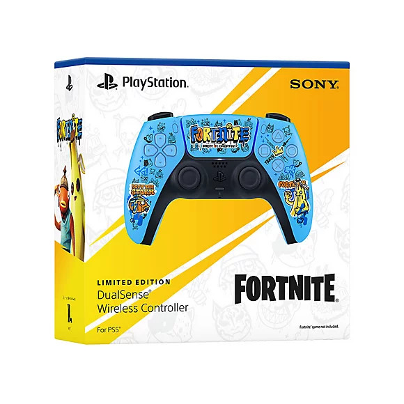 تصویر جعبه و دسته دوالسنس نسخه محدود Fortnite
