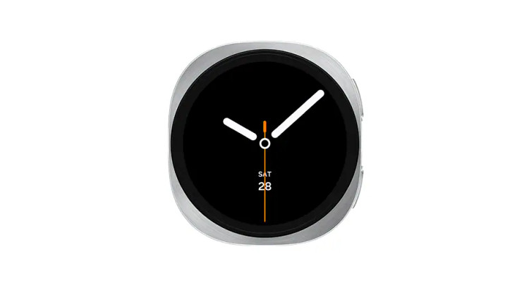 نمای نزدیک ساعت هوشمند سامسونگ Galaxy Watch 8 سایز ۴۰ میلیمتر رنگ سیلور