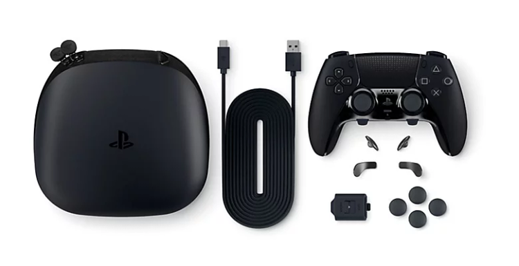 مجموعه کامل لوازم همراه دسته PS5 DualSense Edge Midnight Black