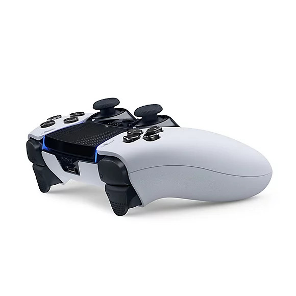 نمای کناری دسته PS5 مدل DualSense Edge White