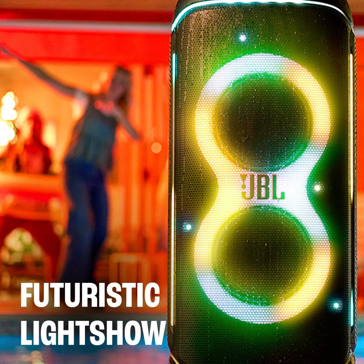 تصویر تبلیغاتی نورپردازی اسپیکر JBL PartyBox 720