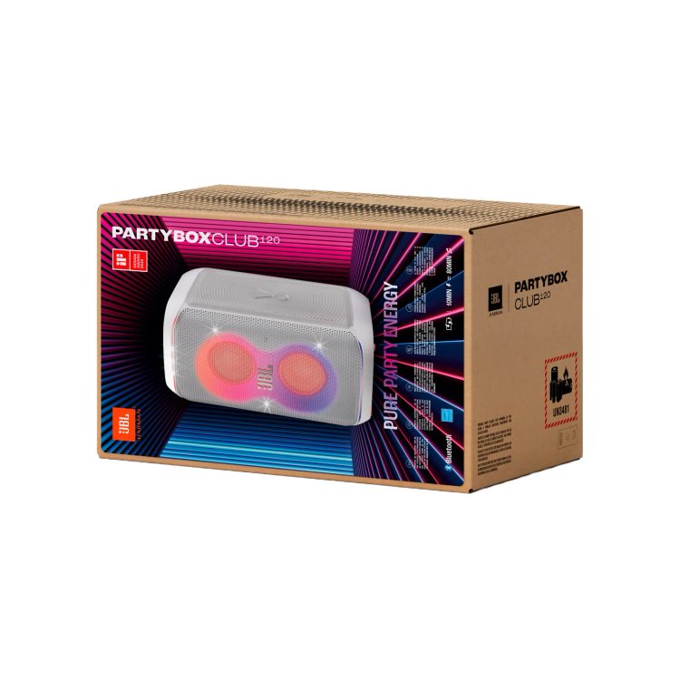 اسپیکر بلوتوثی قابل حمل JBL Partybox ۱20 Club - سفید