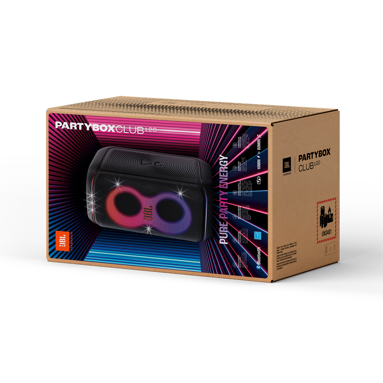 اسپیکر بلوتوثی قابل حمل JBL Partybox ۱20 Club - مشکی