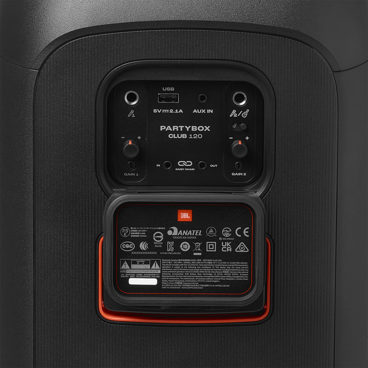 اسپیکر بلوتوثی قابل حمل JBL Partybox ۱20 Club - مشکی