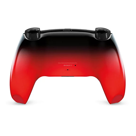 نمای کامل پشت دسته پلی استیشن ۵ Techno Red از مجموعه HYPERPOP