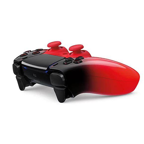 نمای سهرخ کنترلر بیسیم PS5 مدل DualSense Techno Red