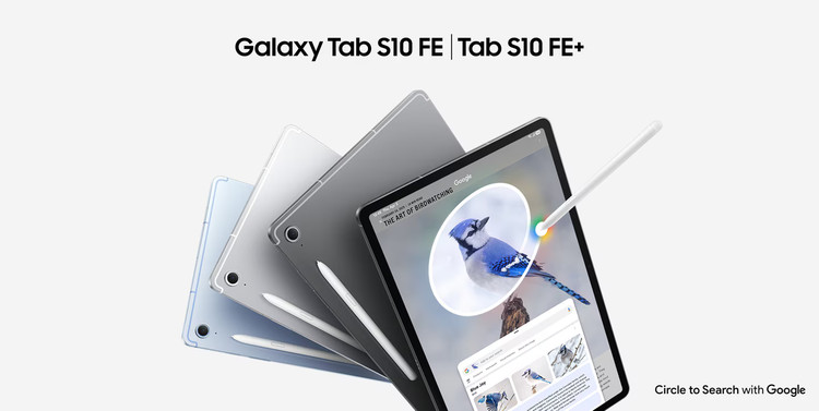 تبلت سامسونگ Galaxy Tab S10 FE 5G همراه قلم S Pen و رنگبندی محصول