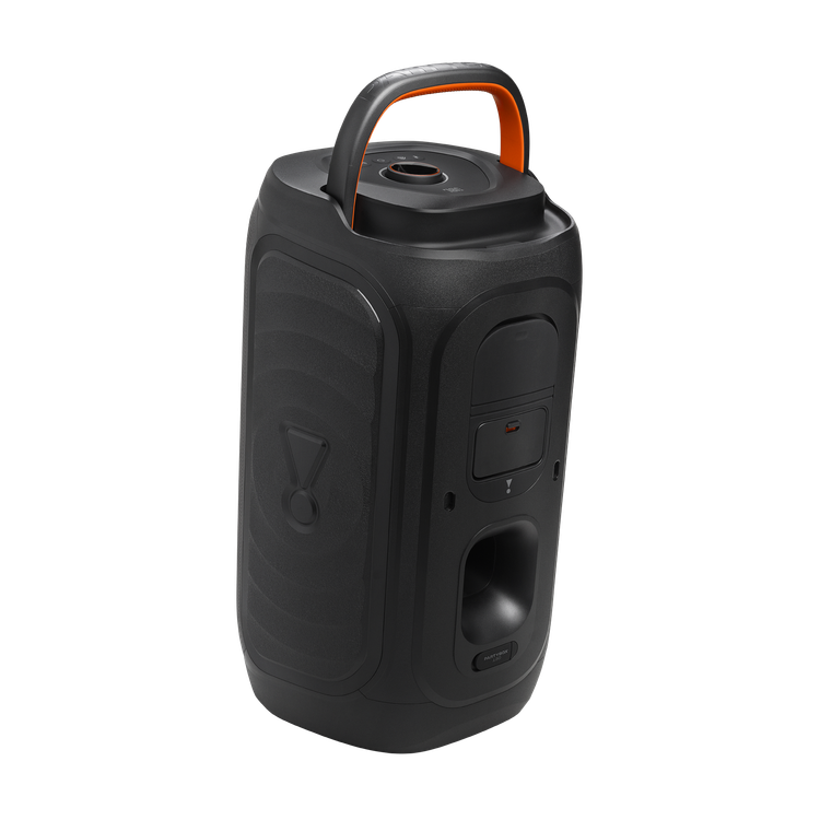 نمای جانبی اسپیکر JBL PartyBox 130 رنگ مشکی