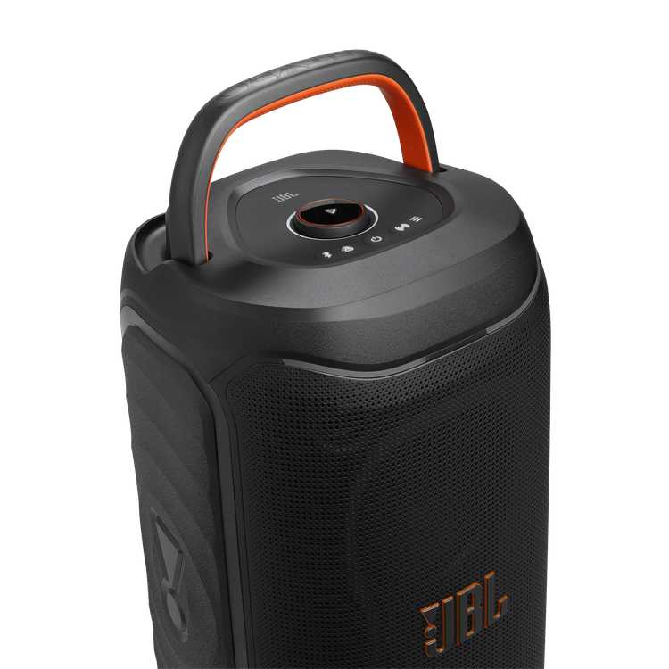 نمای سهرخ اسپیکر بلوتوثی JBL PartyBox 130 رنگ مشکی