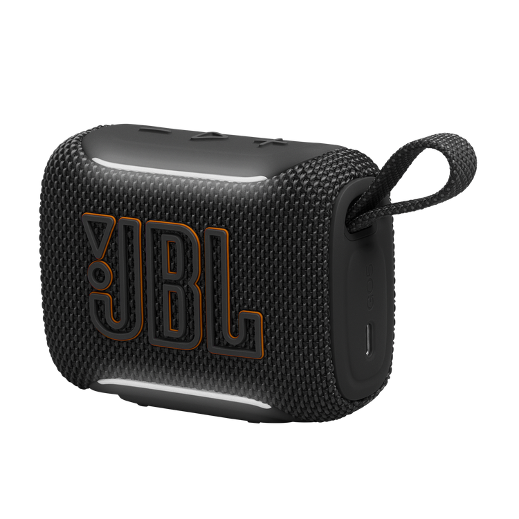 نمای جانبی اسپیکر بلوتوثی JBL Go 5 رنگ مشکی