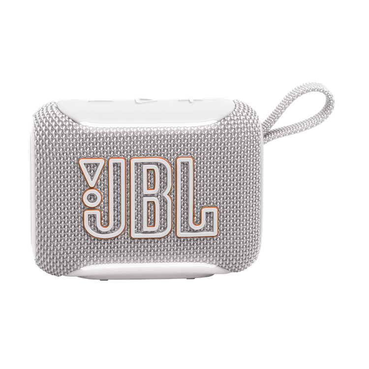 نمای روبهروی اسپیکر JBL Go 5 رنگ سفید