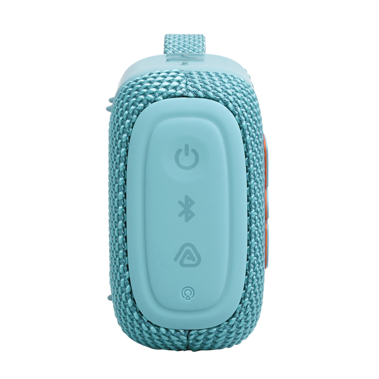 نمای پشت اسپیکر بلوتوثی JBL Go 5 رنگ Teal