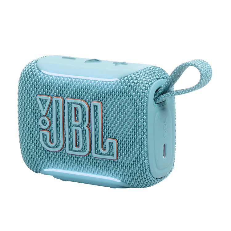 نمای جانبی اسپیکر بلوتوثی JBL Go 5 رنگ Teal