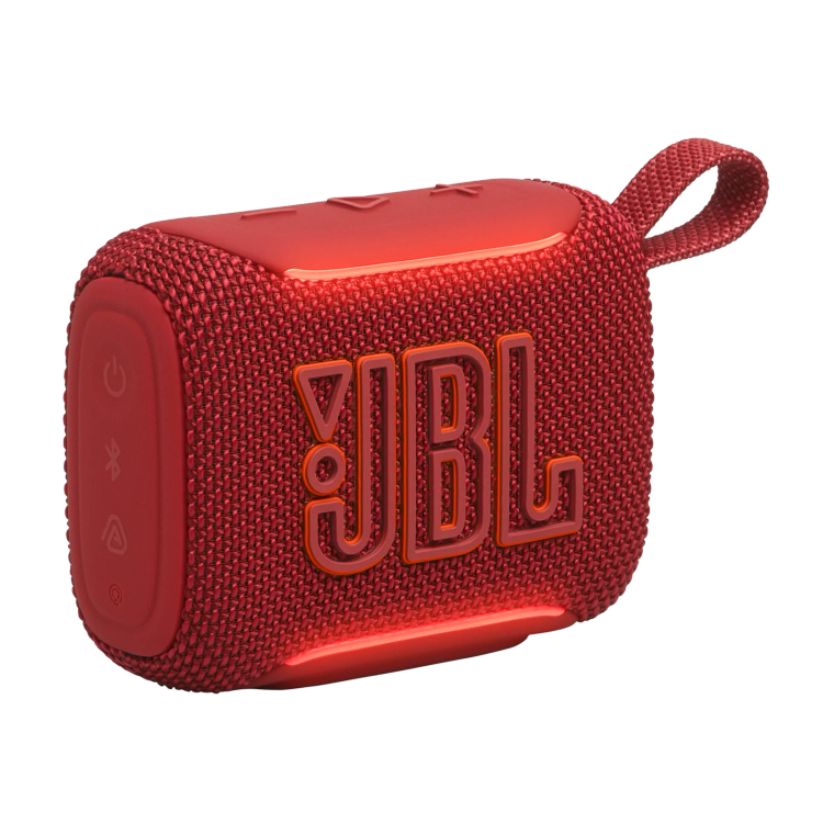 نمای سهرخ اسپیکر بلوتوثی JBL Go 5 رنگ قرمز